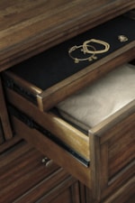 Concealed Felt-Lined Drawer in Dresser