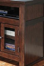 Glass Doors and Framed Molding Trim