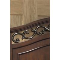 Cast Foliage Filigree Bathed in a Warm Metallic Color Finish
