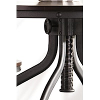 Adjustable Height Dining Table and Stools