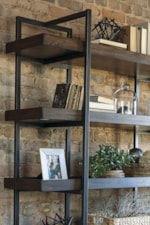 Industrial Style Open Bookcase