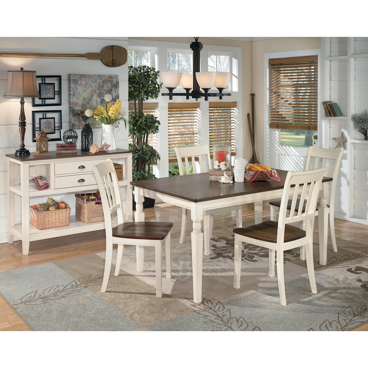 Signature Design by Ashley Whitesburg Casual Dining Room Group