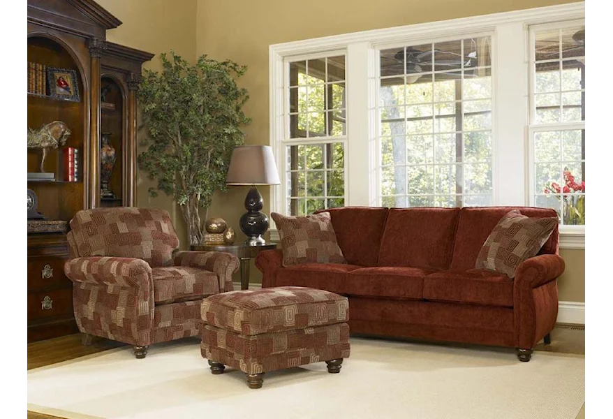 302 Stationary Living Room Group by Smith Brothers at Mueller Furniture