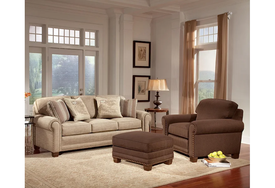 393 Stationary Living Room Group by Smith Brothers at Gill Brothers Furniture & Mattress