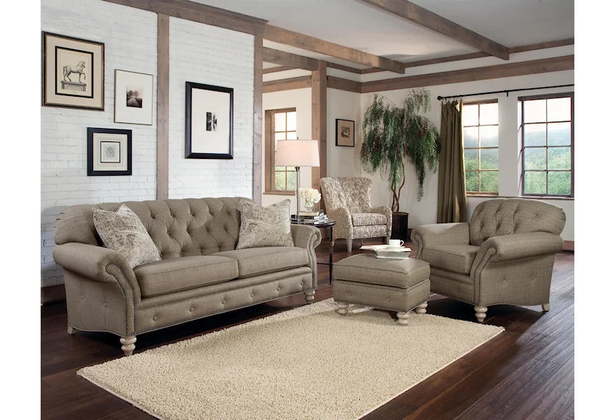396 Stationary Living Room Group by Smith Brothers at Mueller Furniture