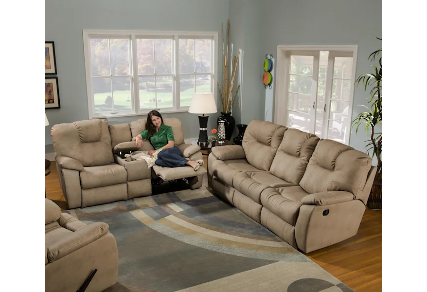 Avalon Reclining Living Room Group by Southern Motion at Westrich Furniture & Appliances
