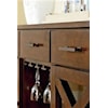 Sideboard Features Drawers, Doors, and Storage for Wine and Glasses