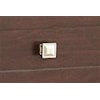 Silver Square Knobs