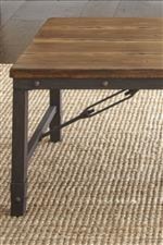 Iron Bases Feature Nailheads and Cable Stretchers for an Authentic Industrial Look