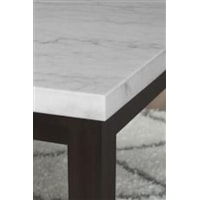 White marble veneer tops