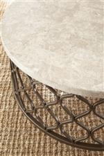 White Stone Table Tops Exude Modern Luxury