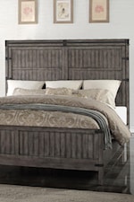 Wood Panel Bed Headboard
