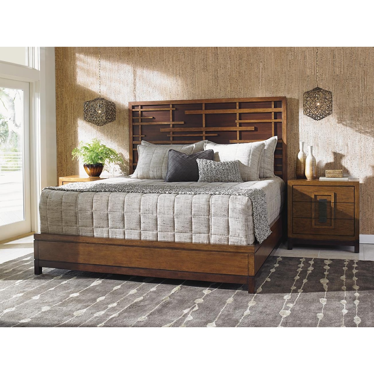 Tommy Bahama Home Island Fusion CK Bedroom Group