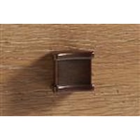 Square Knobs Finished in Aged Bronze