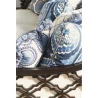From the Elegant Pierced Quatrefoil Design on the Outside Arms, to the Graceful Line of their Silhouettes, the Bay Club Sofa and Chair Add Eye-Catching Design into Any Décor 