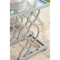 Decorative Curves and Intricate Fretwork Give this Collection a Soft, Elegant Feel 