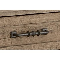 Rustic Industrial Pulls with Burnished Pewter Finish