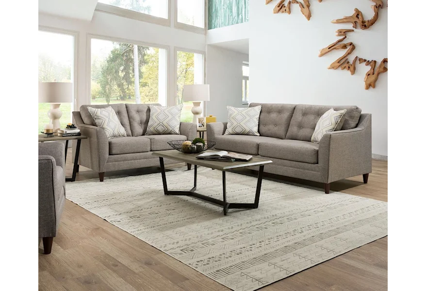 8126 Stationary Living Room Group by VFM Basics at Virginia Furniture Market