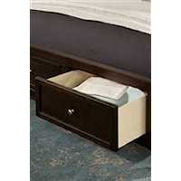 Footboard Storage Option Available in Select Bed Sizes