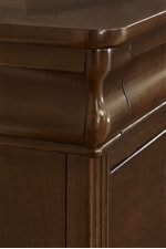 Shaped Louis Philippe Style Molding on Dresser