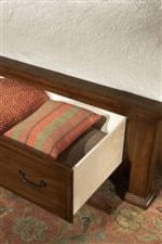 Storage Footboard Option Available