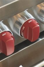 Wolf's Distinctive Red Knobs Also Come in Black to Suit Your Taste
