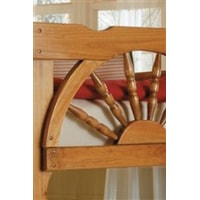 Select items feature decorative headboards and footboards.