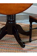 AAmerica British Isles Two-Tone Slatback Dining Side Chair