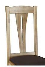 A-A Hartford Slat Back Comfort Side Dining Chair