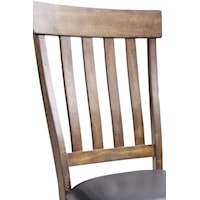 Slat Back Chairs in Regular and Counter Heights