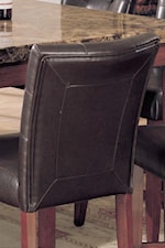 Decorative Stitching on Backside of Chair Backs