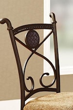 Chair Backs in Bronze Metal Finish