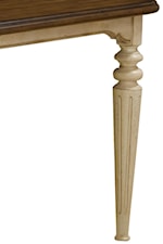 Turned Legs with Fluted Detail add French Provincial Flair