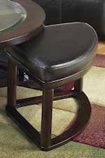 Cocktail Stools Upholstered in Faux Leather