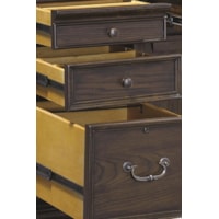 Sturdy Drawer Construction with Metal Glides Found Throughout Collection
