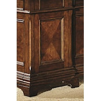 Wood Paneling and Bracket Feet Show Off Traditional Style