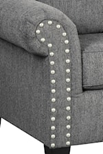 Ashley Furniture Benchcraft Agleno Contemporary Sofa with Nailhead Trim
