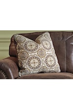 Accent Pillows with Fabric on One Side