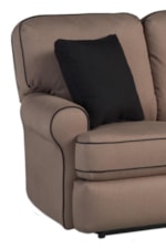 Round Arms and Hidden Inner Recline Handle