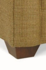 Tapered Exposed Wood Block Feet