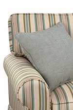 Loose, T-Back Cushion with Welt Cord Trim
