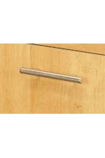 Modern Silver-Toned Bar Pulls