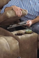 Love Seat Arm Console Storage