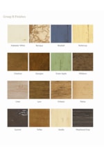 Additional Wood Finishes Include Crackled, Painted and Antiqued Styles