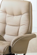 Luxurious Cushioned Seat Back and Flair Tapered Arms  