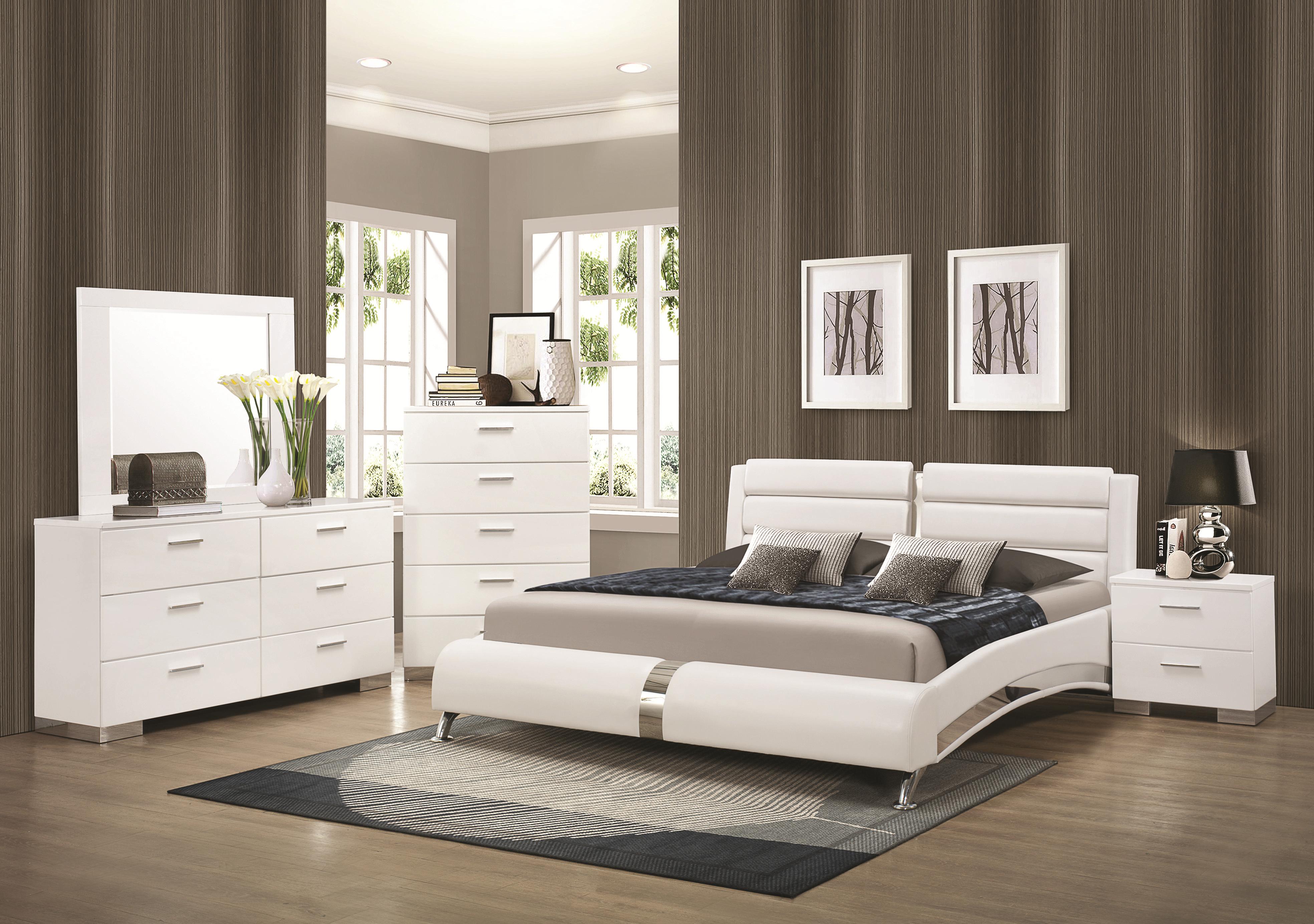 Coaster white sale nightstand