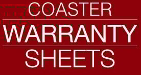 Coaster Warranty Sheets
