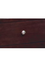 Silver Burnished Knob Pull Hardware