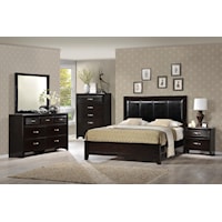 California King Upholstered Bedroom Group