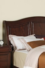 Arched Headboard with Paneled Detailing